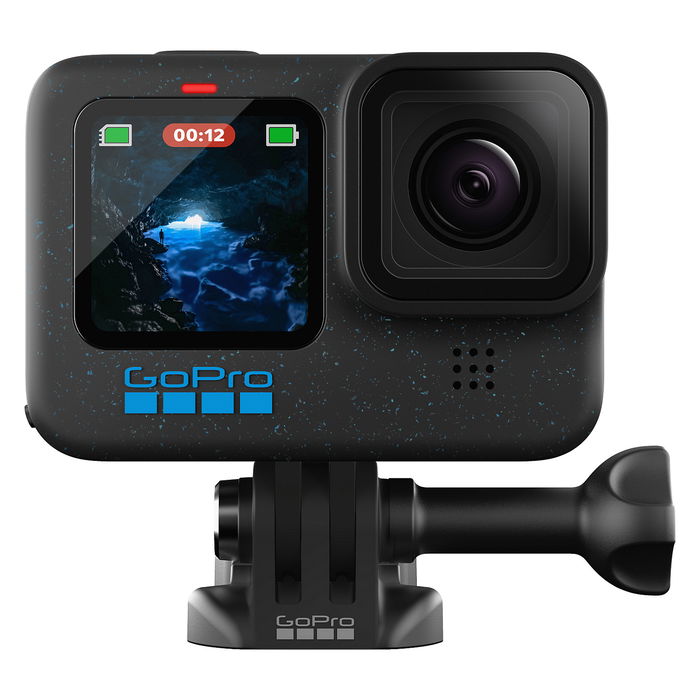 GoPro Hero 12 Action Camera - 5K Ultra HD, 27 MP, 240 pps, Wifi, Bluetooth, Negro GoPro Hero 12 Action Camera - 5K Ultra HD, 27 MP, 240 pps, Wifi, Bluetooth, Negro