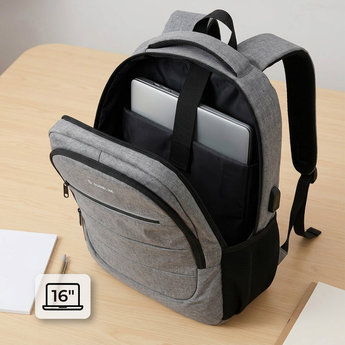 Subblim City Plus Backpack 16 26L Gris