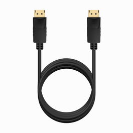 AISENS - CABLE DISPLAYPORT V1.2 CCS 4K@60HZ, DP/M-DP/M, NEGRO, 2.0M