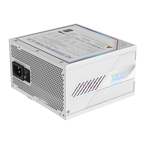 GIGABYTE Fuente de Alimentación AORUS ELITE P1000W ICE 28200-AE10W-1EUR, 1000W, 80 PLUS Platinum, Modular, ATX 3.0, Blanco