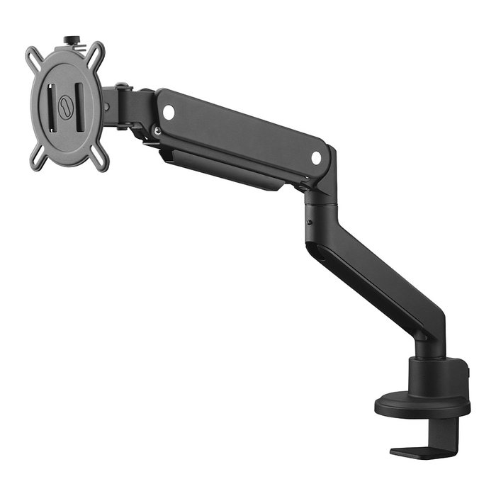 One for All DM 4110 - Soporte de Monitor con Brazo para Escritorio, Pantallas de 13" a 35", 10 kg, Montaje Pinza/Atornillado VESA 100x100, Negro