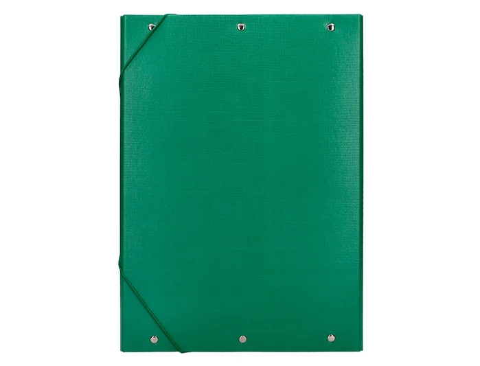 Liderpapel Carpeta para proyectos Folio verde con lomo de 70 mm Liderpapel Carpeta para proyectos Folio verde con lomo de 70 mm