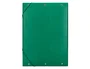 Liderpapel Carpeta para proyectos Folio verde con lomo de 70 mm
