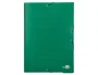 Liderpapel Carpeta para proyectos Folio verde con lomo de 70 mm