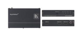 Kramer VM-2HXL Divisor de Video HDMI 2x1, 2 Salidas HDMI, HDCP, 3D, Plug and Play, Negro