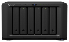 Synology DiskStation DS1621+ Servidor de Almacenamiento NAS Escritorio Ryzen Embedded V1500B 4 GB DDR4 0 TB Negro
