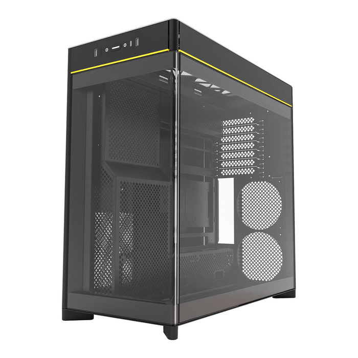 Montech HS02 Midi Tower PC Negro Vidrio