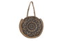 DKD Home Decor Bolso Mediterraneo 12 x 36 x 36 cm Natural Negro Yute