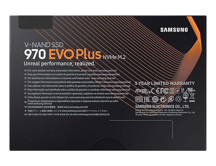 Samsung 970 EVO Plus SSD NVMe M.2 2280 250 GB PCIe 3.0 x4, Alto Rendimiento, Tecnología V-NAND, 3500/3300 MB/s