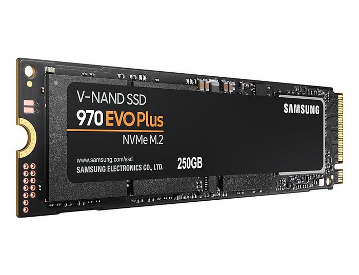 Samsung 970 EVO Plus SSD NVMe M.2 2280 250 GB PCIe 3.0 x4, Alto Rendimiento, Tecnología V-NAND, 3500/3300 MB/s