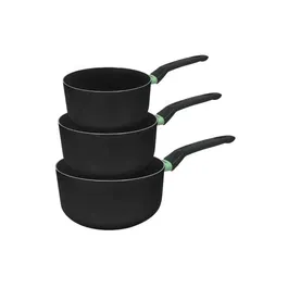 Fackelmann Juego de 3 Cacerolas de Cerámica Antiadherentes de 16, 18 y 20 cm