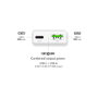 MEDIARANGE MRMA125 Cargador 30W 2 Puertos (1x USB-A/1x USB-C) GaN Blanco