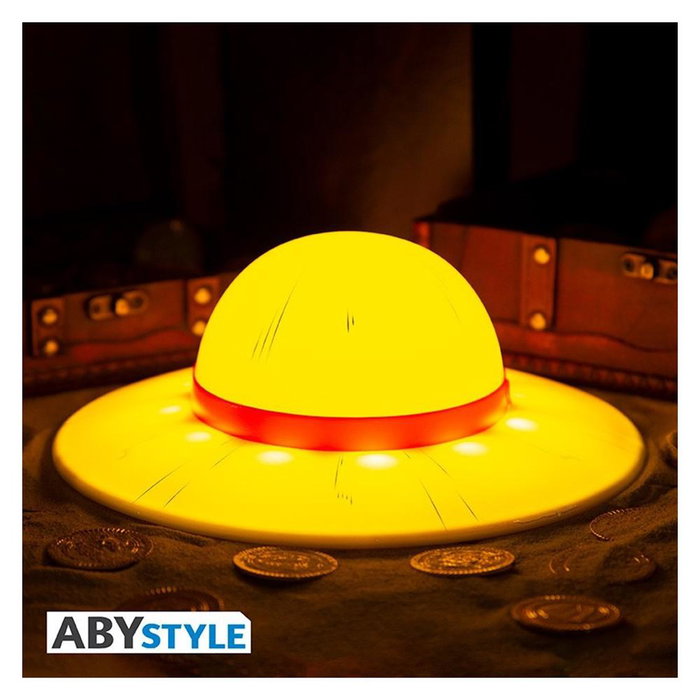 Abystyle Lámpara One Piece Sombrero de Paja LED Abystyle Lámpara One Piece Sombrero de Paja LED