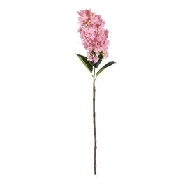 Flor Hortensia Rosa Tejido Decoración 74 cm (Set de 12)