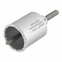 Wolfcraft Corona de perforación recubierta de carburo de tungsteno con adaptador, ø53 x 55 mm
