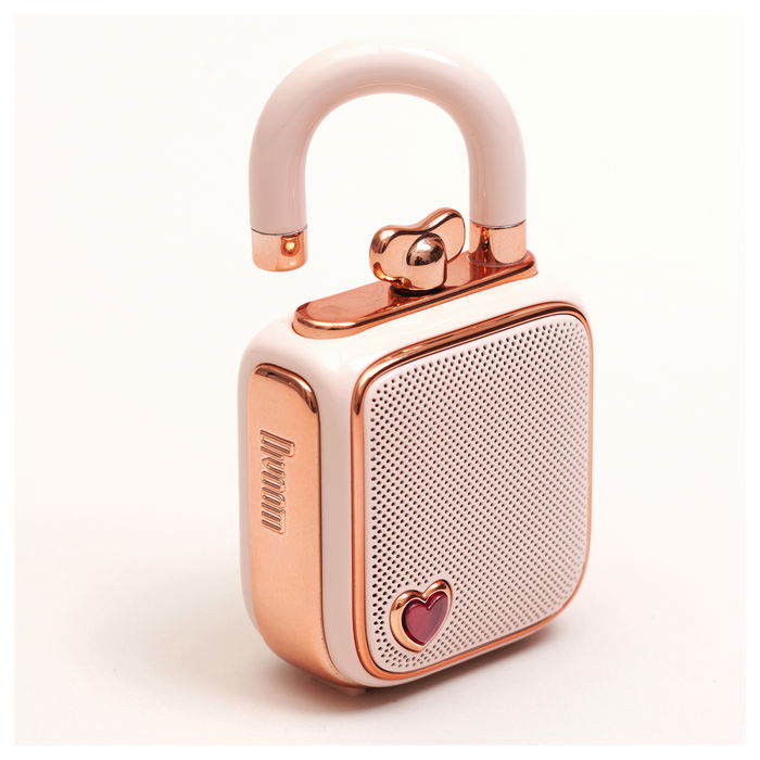 Divoom LoveLock Altavoz Bluetooth Portátil Rosa, 5W, 3.2 cm, 5h Autonomía, USB-C, Caja Regalo