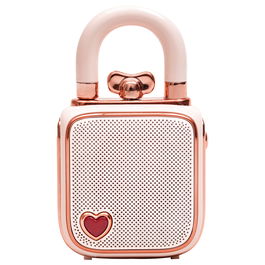 Divoom LoveLock Altavoz Bluetooth Portátil Rosa, 5W, 3.2 cm, 5h Autonomía, USB-C, Caja Regalo