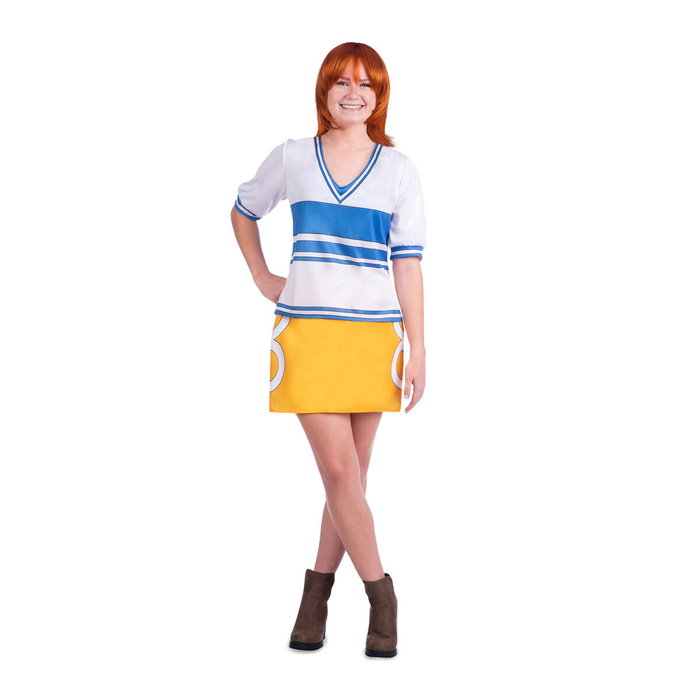 My Other Me Disfraz Nami con Peluca, Camiseta y Falda - Talla M My Other Me Disfraz Nami con Peluca, Camiseta y Falda - Talla M