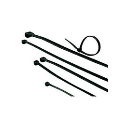 ACT Bridas de sujeción negras, 203 mm x 3.6 mm