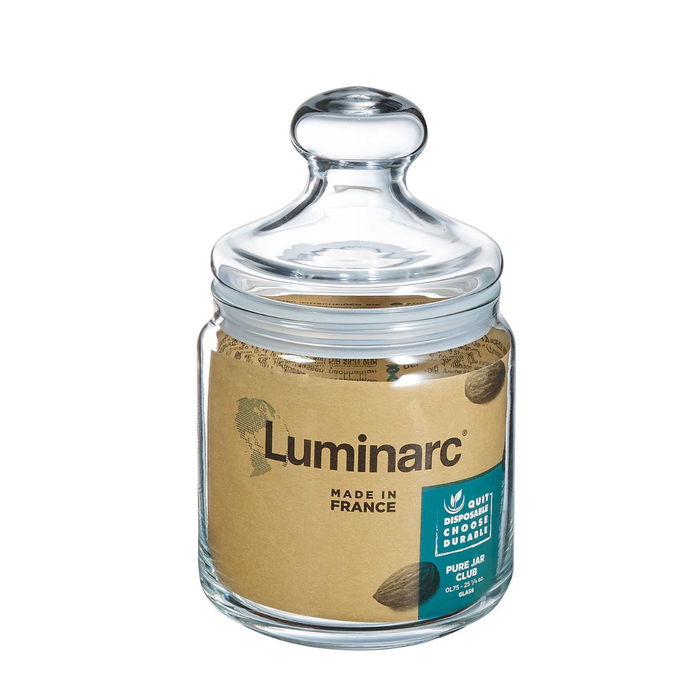 Tarro Vidrio con Tapa Club Luminarc 0,75 L