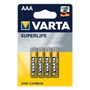 Varta Superlife AAA Zinc Carbon Pack de 4