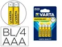 Varta Superlife AAA Zinc Carbon Pack de 4