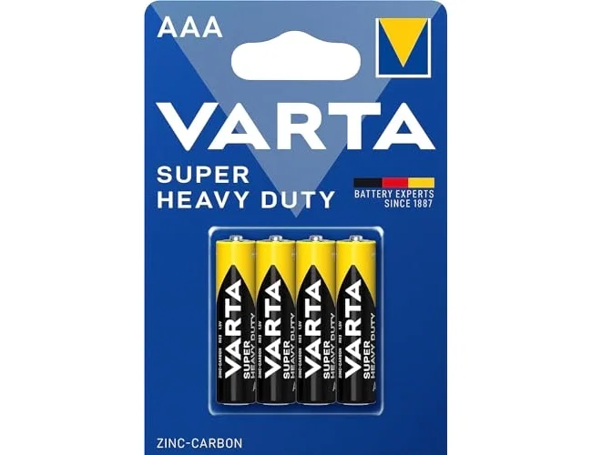 Varta Superlife AAA Zinc Carbon Pack de 4