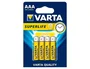Varta Superlife AAA Zinc Carbon Pack de 4