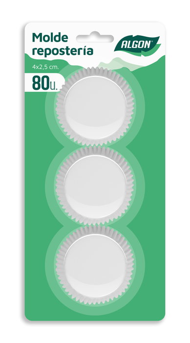 Algon Set-80 Molde para Magdalena 4 x 2.5 cm (24 Unidades)