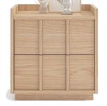 DKD Home Decor Mesita de noche Kith MDF 50x40x50