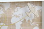 DKD Home Decor Hucha Travel Blanco MDF y Metal