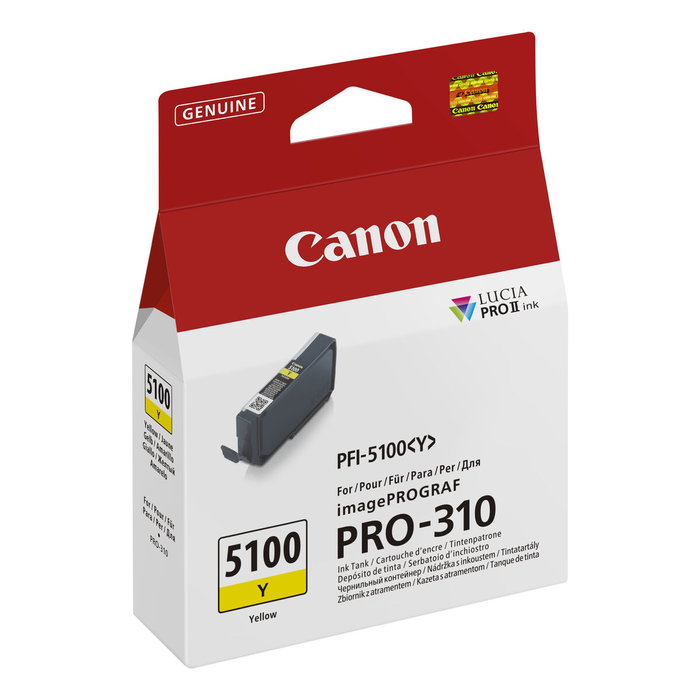 Canon PFI-5100 Y Amarillo Cartucho de Tinta