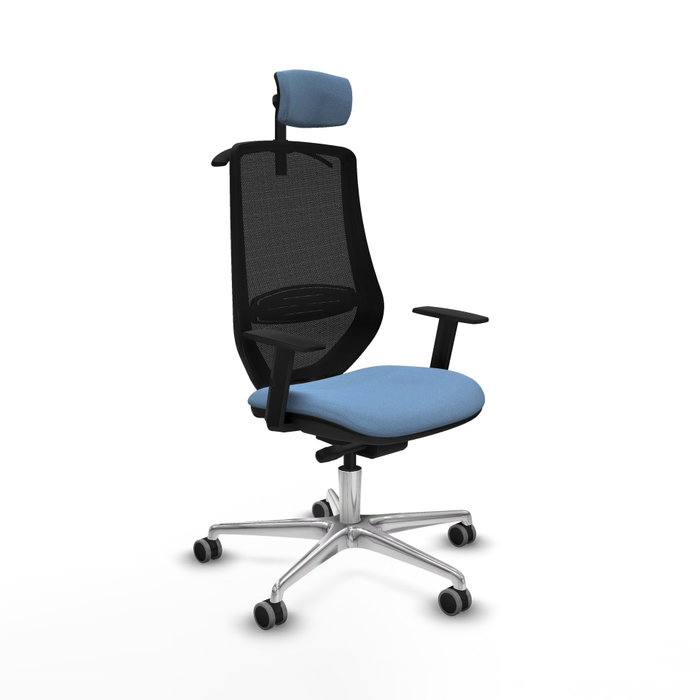 PIQUERAS Y CRESPO Silla de oficina Mardos Azul cielo/Negro PIQUERAS Y CRESPO Silla de oficina Mardos Azul cielo/Negro
