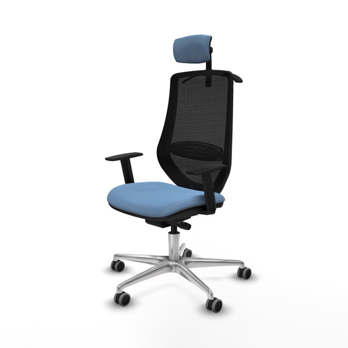 PIQUERAS Y CRESPO Silla de oficina Mardos Azul cielo/Negro PIQUERAS Y CRESPO Silla de oficina Mardos Azul cielo/Negro