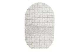 DKD Home Decor Jarrón de Resina Blanco 18x6x28 cm