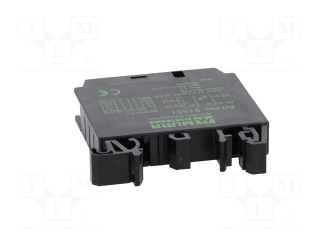 MURRELEKTRONIK RMM11/24 Relé de instalación monoestable 24VAC/24VDC 5A MURRELEKTRONIK RMM11/24 Relé de instalación monoestable 24VAC/24VDC 5A