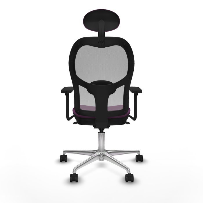 PIQUERAS Y CRESPO Silla de oficina Jorquera con mecanismo Sincro, Morado y Gris