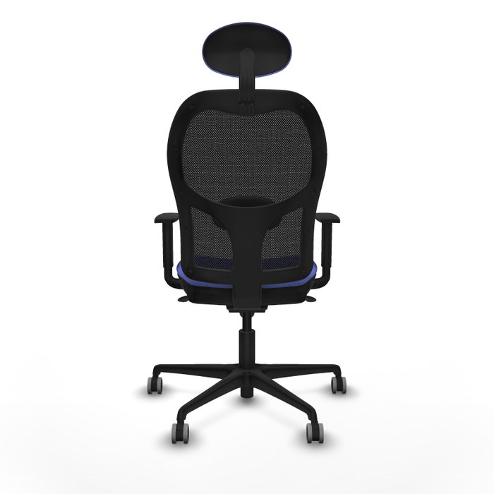 PIQUERAS Y CRESPO Silla de oficina Jorquera con mecanismo Sincro, Tela Azul claro y Malla Negro PIQUERAS Y CRESPO Silla de oficina Jorquera con mecanismo Sincro, Tela Azul claro y Malla Negro