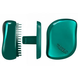 Tangle Teezer Compact Styler Green Jungle Cepillo Desenredante de Viaje para Todo Tipo de Cabello con Funda Protectora
