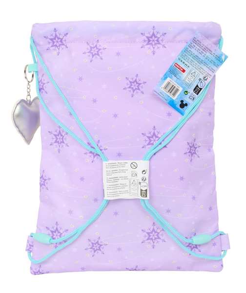 Bolsa Mochila con Cuerdas Frozen Spirit Lila 26 x 34 x 1 cm