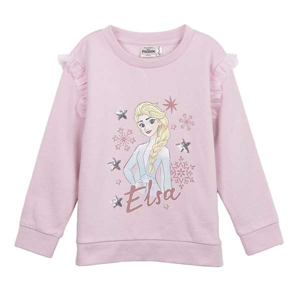 Cerdá Sudadera Cotton Brushed Frozen 7 años - Talla 7 años, Color Light Pink - Edad Mínima 7 años Cerdá Sudadera Cotton Brushed Frozen 7 años - Talla 7 años, Color Light Pink - Edad Mínima 7 años