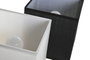 DKD Home Decor Lámpara Aplique Glam Blanco Negro Metal y Poliéster 19 x 30 x 15 cm (2 Unidades)