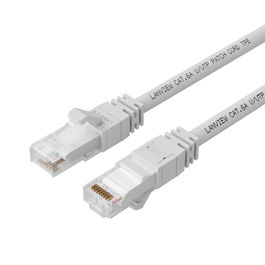 Lanview Cable de Red CAT6A S/FTP 3m Blanco LSZH Alta Flexibilidad SmartClick