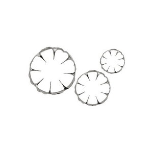 Tellier Cortafrutas - Corta Frutas de 3 Hojas en Forma de Flores, Acero Inoxidable Tellier Cortafrutas - Corta Frutas de 3 Hojas en Forma de Flores, Acero Inoxidable