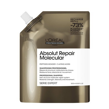 L'Oréal Professionnel Paris Absolut Repair Molecular Champú Profesional Refill 500ml L'Oréal Professionnel Paris Absolut Repair Molecular Champú Profesional Refill 500ml