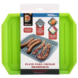 Cuisy Plato Cocinar Microondas Micro-Ondes 27x21,5 cm