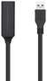 Aisens Cable Prolongador USB 3.0 con Amplificador, Tipo A Macho a Hembra, 5m, Negro