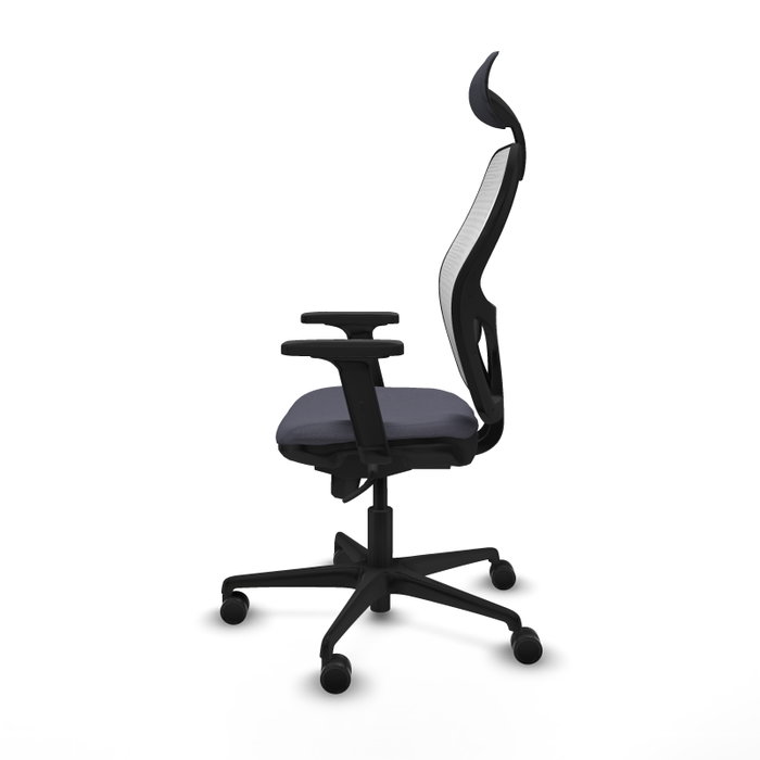 PIQUERAS Y CRESPO Silla de oficina Jorquera Gris y Blanca