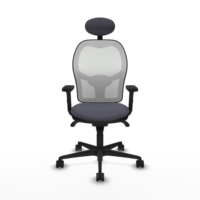 PIQUERAS Y CRESPO Silla de oficina Jorquera Gris y Blanca
