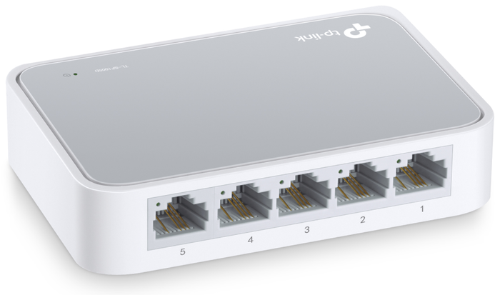TP-Link TL-SF1005D Switch No Administrado Fast Ethernet 5 Puertos 10/100 Blanco TP-Link TL-SF1005D Switch No Administrado Fast Ethernet 5 Puertos 10/100 Blanco